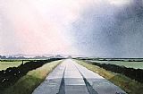 Lane Paintings - Norland Lane by Paul Dene Marlor