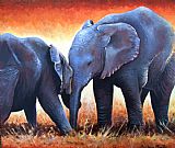 Paul Dene Marlor Two Little Elephants