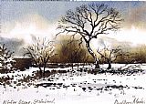 Paul Dene Marlor Winter Scene Stainland