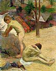 Boys Prints - Breton Boys Bathing by Paul Gauguin
