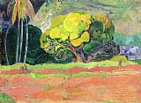 Symbolist Prints - Fatata Te Moua by Paul Gauguin