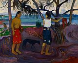 Pair Prints - I Raro Te by Paul Gauguin