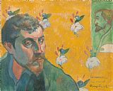 Paul Gauguin Self Portrait with Portrait of Bernard