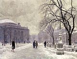 Paul Fischer Prints - Kongens Nytorv, Copenhagen by Paul Gustave Fischer