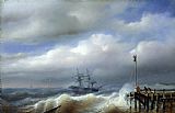 Paul Jean Clays Rough Sea in Stormy Weather