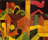 Paul Klee Landscape with Flags c.1915