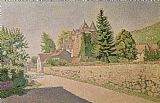 Paul Signac Prints - Chateau de Comblat by Paul Signac