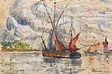 Paul Signac Fishing Boats In La Rochelle