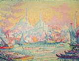 Paul Signac Prints - Istanbul by Paul Signac