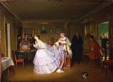 Pavel Fedotov The Major Makes a Proposal (inspecting a Bride in a Merchant's House)