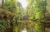 Quiet Prints - The Quiet River by Peder Monsted