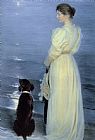 Peder Severin Kroyer Summer Evening at Skagen