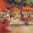 Cafe Prints - Le Cafe du Jardin by Peter Graham