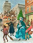 Peter Jackson Victorian Christmas Scene