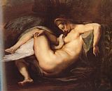 Peter Paul Rubens Leda And The Swan painting