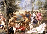 Peter Paul Rubens The Andrians A Free Copy After Titian painting
