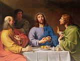 Emmaus Prints - The Supper at Emmaus by Philippe de Champaigne