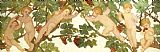 Anna Prints - Putti Frolicking In A Vineyard by Phoebe Anna Traquair