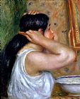 Pierre Auguste Renoir Girl Combing her Hair
