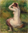 Pierre Auguste Renoir Seated nude
