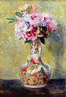 Vase Prints - Bouquet in a Vase by Pierre Auguste Renoir
