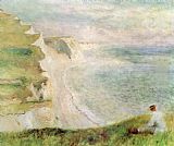 Pierre Auguste Renoir Cliffs at Pourville