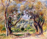 Pierre Auguste Renoir Landscape at Cagnes