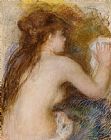 Pierre Auguste Renoir Rear view of a nude woman