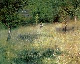 Impressionist Prints - Spring at Chatou by Pierre Auguste Renoir