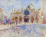 Pierre Auguste Renoir The Piazza San Marco
