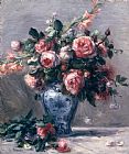Vase of Roses by Pierre Auguste Renoir