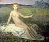 Symbolist Prints - Hope by Pierre Puvis de Chavannes