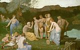 Symbolist Prints - Rest by Pierre Puvis de Chavannes