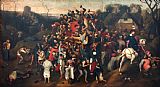 Martin Prints - Le Vin De La Saint-martin by Pieter the Elder Bruegel