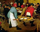 Pieter the Elder Bruegel Peasant Wedding painting