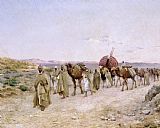 PJB Lazerges A Caravan near Biskra