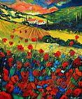 Pol Ledent Poppies In Tuscany