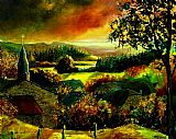 Pol Ledent Autumn In Our Village Ardennes