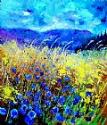 Blue cornflowers 67 by Pol Ledent