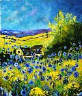 Pol Ledent Cornflowers in Ver
