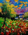 Pol Ledent Poppies and daisies 560110