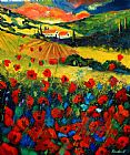 Pol Ledent Poppies In Tuscany