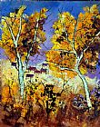 Pol Ledent Two trees in Fall
