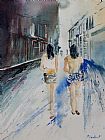 Walking The Plank Prints - Walking in the street by Pol Ledent