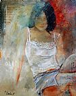 Pol Ledent Young Girl Sitting