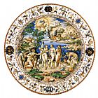 Probably the workshop of Orazio Fontana The Judgment of Paris