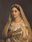 Raphael La Donna Velata painting