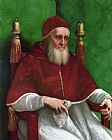 Raphael Portrait of Pope Julius II - 1511 painting