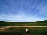Raymond Gehman A Fire Hydrant in a Green Field Under a Wide Blue Sky