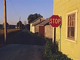 Raymond Gehman A Stop Sign in a Rural Alley